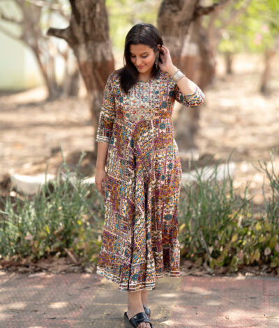 Beautiful Rajasthani printed dress